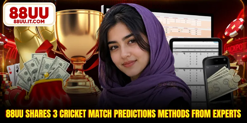 88UU shares 3 cricket match predictions methods from experts
