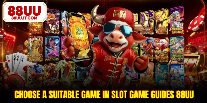 Choose a suitable game in slot game guides 88UU