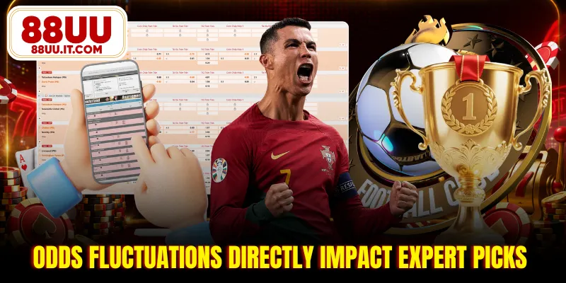 Odds fluctuations directly impact expert picks